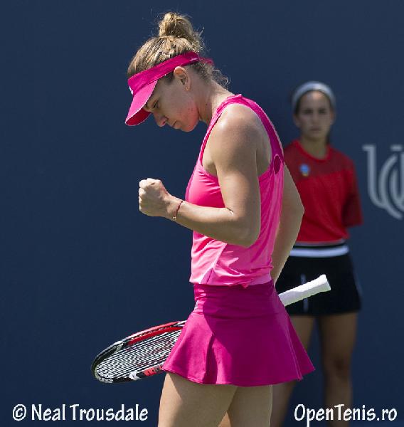 Halep - galerie foto exclusiva de la Cincinnati